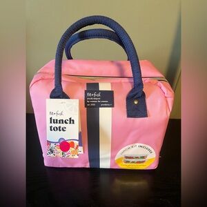 Pink Lunch Tote WITH containers